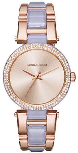 gold tone michael kors watch mk-4319|Women's Michael Kors Delray Rose Gold And Lavender .